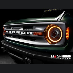 Ford Bronco Head Lights - Oculus Bi-LED Projector - Oracle - Switchback