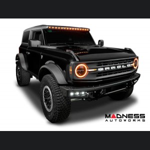 Ford Bronco Windshield Light Bar - Integrated Roof Light Bar System - Oracle - LED - Black