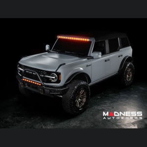 Ford Bronco Windshield Light Bar - Integrated Roof Light Bar System - Oracle - LED - Black