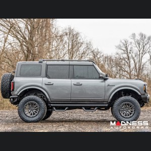 Ford Bronco Front Bumper - Full Width w/ 20" Black Series White DRL and White DRL Cubes