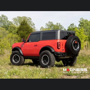 Ford Bronco Rear Bumper - Tubular - w/ Black Series Cube Lights