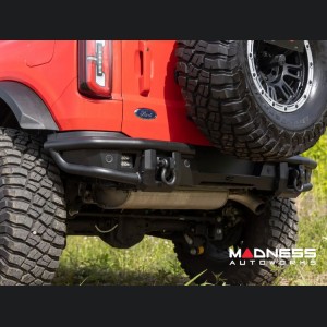 Ford Bronco Rear Bumper - Tubular - w/ Black Series Cube Lights