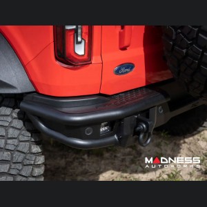 Ford Bronco Rear Bumper - Tubular - w/ Black Series Cube Lights