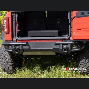 Ford Bronco Rear Bumper - Tubular - w/ Black Series Cube Lights