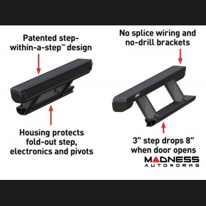 Ford Bronco Running Boards - ActionTrac Powered - 2 Door