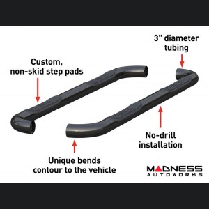 Ford Bronco Sport Side Steps - 3" Round - Black - Aries