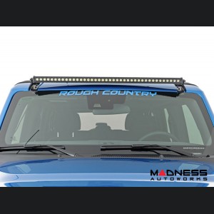 Ford Bronco Windshield Light Bar Kit - Rough Country - 40" Single Row LED