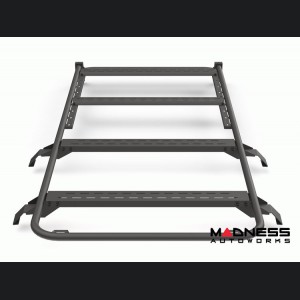 Ford Bronco Roof Rack - ZROADZ - 4 Door - Kit w/ Amber & White LED Pods & Rear Light Bar