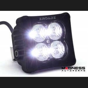 Ford Bronco Lighting Upgrade - ZROADZ - A-Pillar Dual Mount - 3in White LED Pods