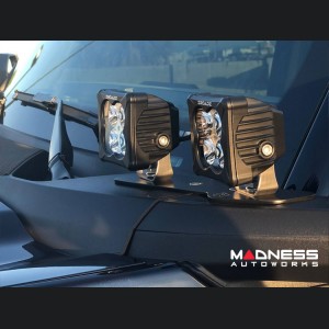 Ford Bronco Lighting Upgrade - ZROADZ - A-Pillar Quad Mount - 3in White LED Pods