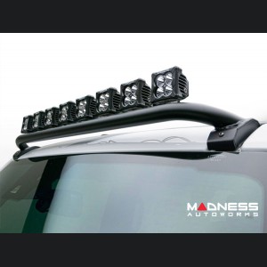 Ford Bronco Light Upgrade - Roof Rack Light Mount Bar - Tubular - 8x 3-Inch White Pod Lights