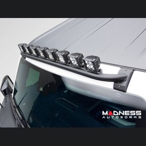 Ford Bronco Light Upgrade - Roof Rack Light Mount Bar - Tubular - 8x 3-Inch White Pod Lights