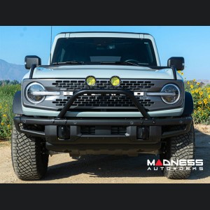 Ford Bronco Bull Bar - Front - Factory Bumper - ZROADZ - Standard - 4in Round White LED