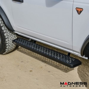 Ford Bronco Running Boards - Grate Step - Textured Black - 54" - Westin 