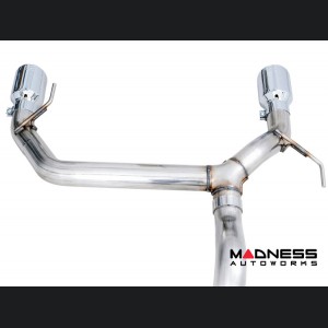 Ford Bronco Performance Exhaust System - Cat Back - Dual Rear Exit - Chrome Tips w/ Bash Guard