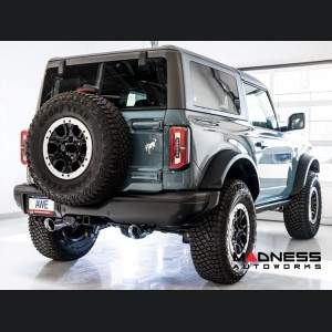 Ford Bronco Performance Exhaust System - Cat Back - Dual Rear Exit - Chrome Tips w/ Bash Guard