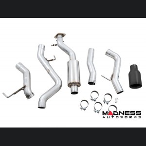 Ford Bronco Performance Exhaust System - Cat Back - Single Rear Exit - Black Tip w/ Bash Guard