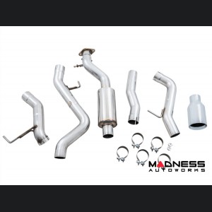 Ford Bronco Performance Exhaust System - Cat Back - Single Rear Exit - Chrome Tip w/ Bash Guard