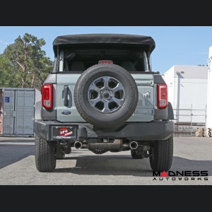 Ford Bronco Performance Exhaust System - Cat Back - Vulcan Series - Dual Exit - AFE - 3" - Black Tips