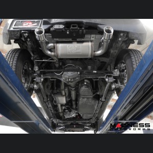 Ford Bronco Performance Exhaust System - Cat Back - Vulcan Series - Dual Exit - AFE - 3" - Black Tips