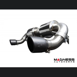 Ford Bronco Performance Exhaust System - Axle Back - Dual Exit - Injen - 3" - Black Tips