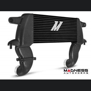 Ford Bronco Performance Intercooler Kit - 2.3L EcoBoost - Mishimoto - High-Mount - Polished Pipes Black Core