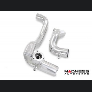 Ford Bronco Performance Intercooler Kit - 2.3L EcoBoost - Mishimoto - High-Mount - Polished Pipes Silver Core