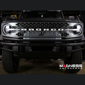 Ford Bronco Performance Intercooler Kit - 2.3L EcoBoost - Mishimoto - High-Mount - Black Pipes Black Core