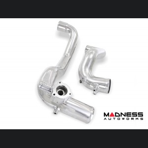 Ford Bronco Performance Intercooler Kit - 2.3L EcoBoost - Mishimoto - Polished Pipes Silver Core