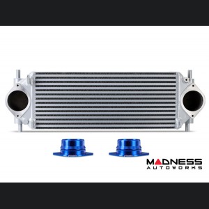 Ford Bronco Performance Intercooler Kit - 2.3L EcoBoost - Mishimoto - Black Pipes Silver Core