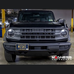 Ford Bronco Front License Plate Relocation Kit - Plastic Bumper