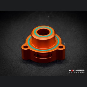 Ford Bronco Blow Off Adapter Plate - 2.3L Turbo - SILA Concepts - Orange