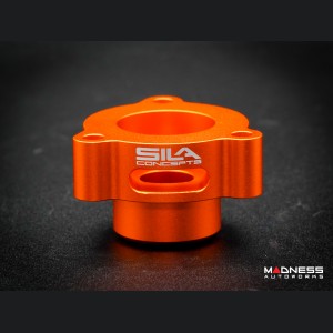 Ford Bronco Blow Off Adapter Plate - 2.3L Turbo - SILA Concepts - Orange