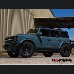 Ford Bronco Custom Wheels (1) - Rebound - Satin Black - 17" X 8.5 / 6 X 5.5 / 25mm / 5.75" BS - Icon 