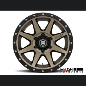 Ford Bronco Custom Wheels (1) - Rebound - Bronze - 17" X 8.5 / 6 X 5.5 / 25mm / 5.75" BS - Icon 