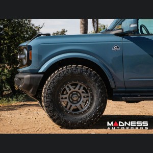 Ford Bronco Custom Wheels (1) - Six Speed - Titanium - 17 X 8.5 / 6 x 5.5 / 25mm / 5.75" - Icon 