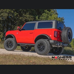 Ford Bronco Custom Wheels (1) - Rough Country - 88 Series - Gloss Black - 17 x 8.5 / 6 x 5.5 / -12 / 4.5" 