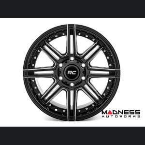 Custom Wheels (1) - Rough Country - 88 Series - Gloss Black - 17 x 8.5 / 6 x 5.5 / -12 / 4.5" 