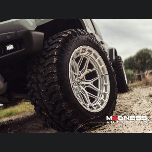 Ford Bronco Custom Wheels - HFX-1 by Vossen - Polished Silver