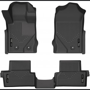 Ford Bronco Floor Liners - Front + Rear - 2 Door - Husky Weaterbeater