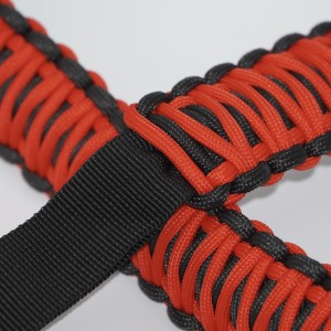 Ford Bronco Grab Handle Set - Paracord Design - Set of 2 - Red