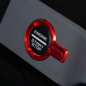 Ford Bronco Start/ Stop Button Trim - Anodized Red