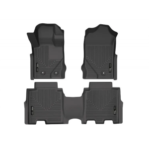 Ford Bronco Floor Liners - Front + Rear - 4 Door - Husky Weaterbeater