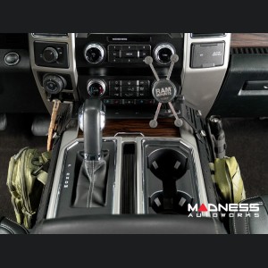 Ford F-Series Center Console Organizer - Molle Panels & Device Mount