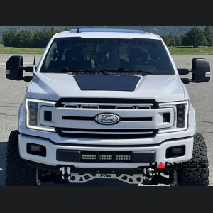 Ford F-150 Flexible Solar Panel Kit - Complete Kit w/ Waterproof Controller + Hood Decal - 3rd Gen 2015-2020 - 90W