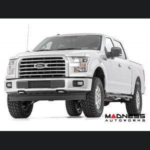 Ford F-150 Lift Kit - 3" Lift - Aluminum Control Arms - Vertex Coilovers - V2 Rear Shocks