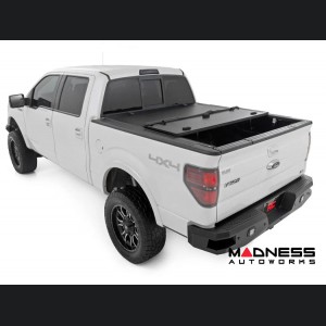 Ford F-150 Bed Cover - Tri-Fold - Flip Up - Hard Cover - 5'7" Bed