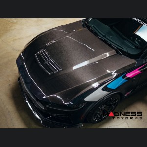 Ford Mustang Carbon Fiber Hood - Type-OE 