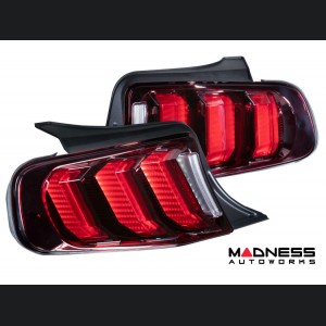 Ford Mustang LED Taillights - XB Series - Morimoto - Red - 2013-2014