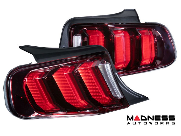 Ford Mustang LED Taillights - XB Series - Morimoto - Red - 2010-2012